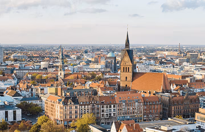 Panoramabild von Hannover