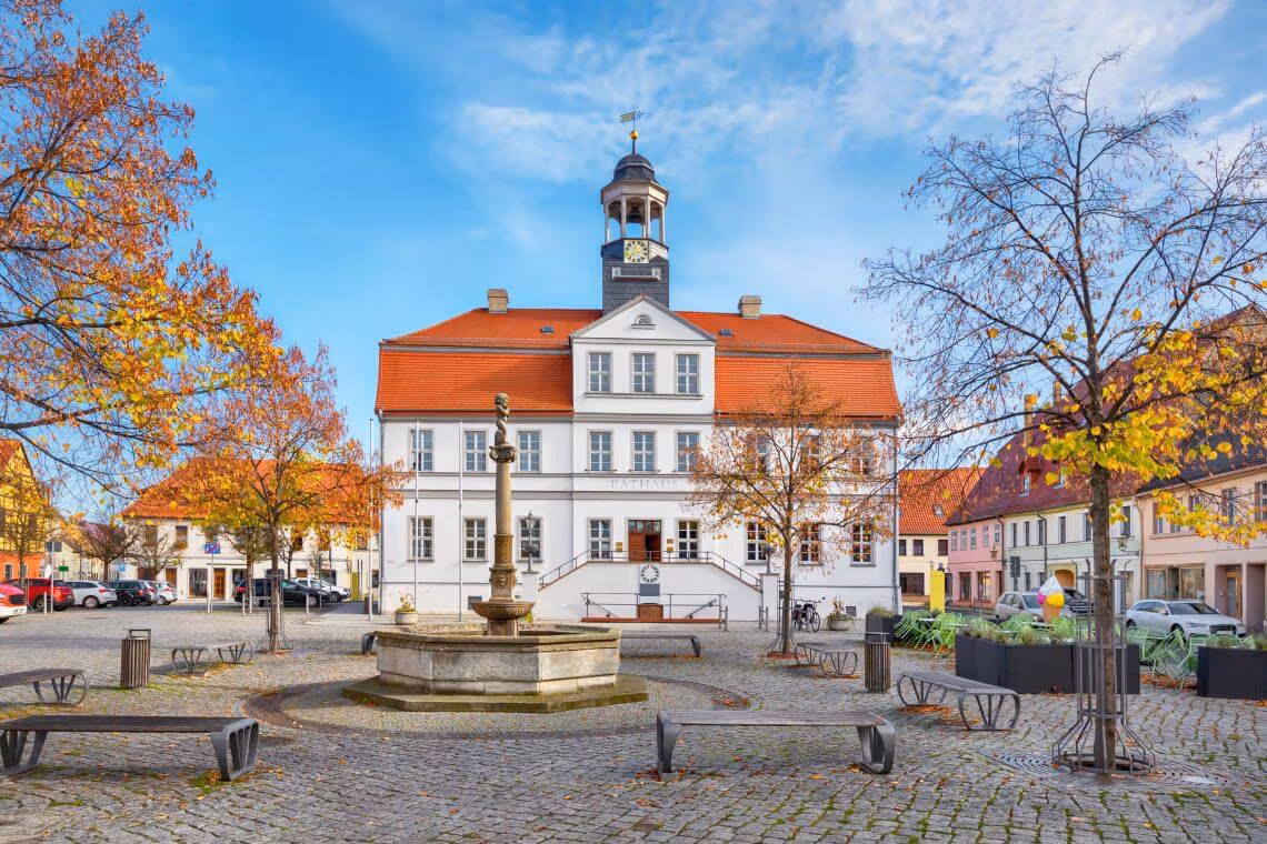 Panoramabild von Bad Düben