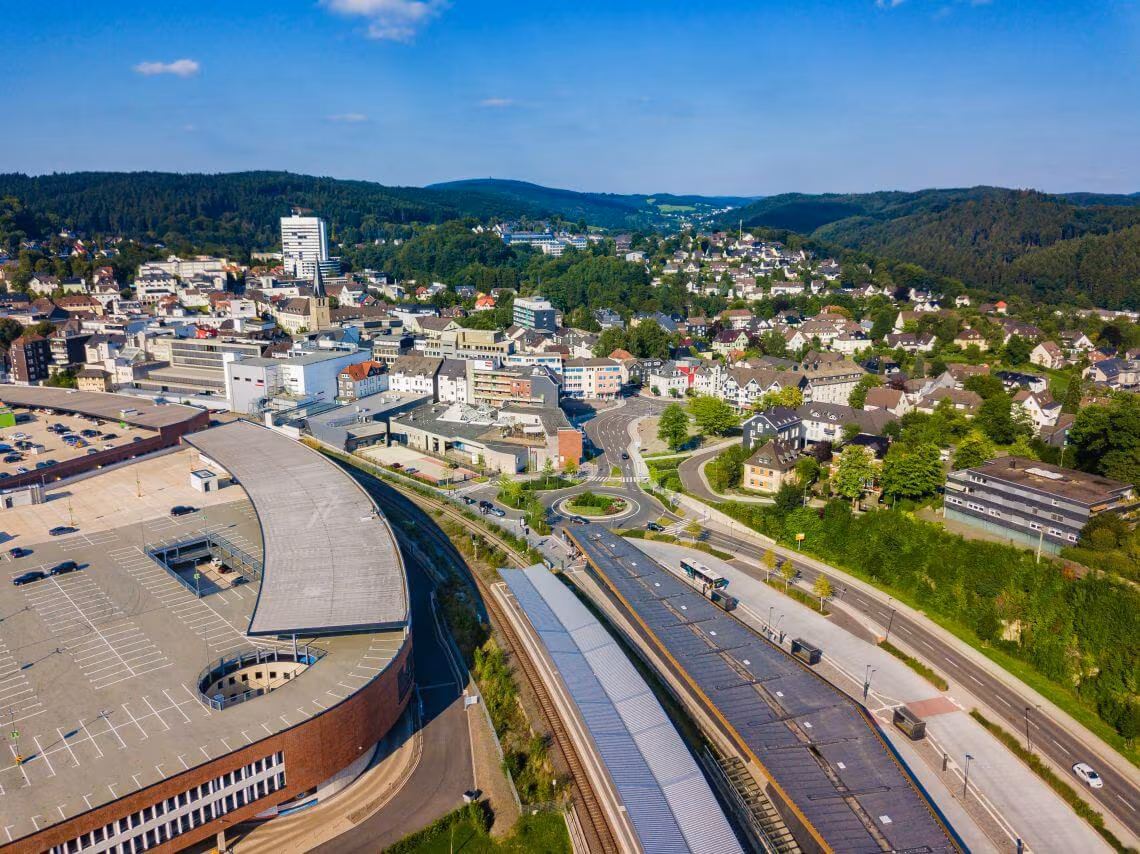 Panoramabild von Gummersbach