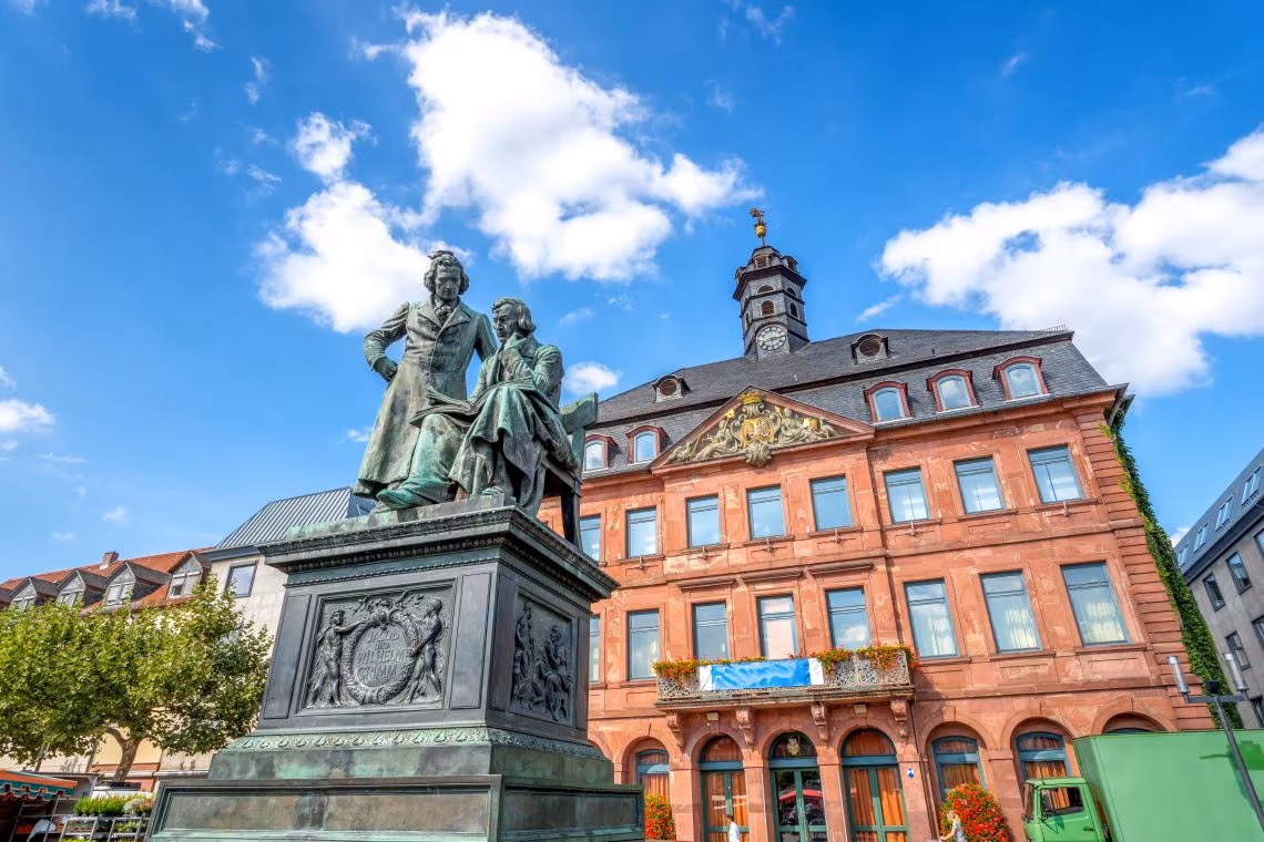 Panoramabild von Hanau