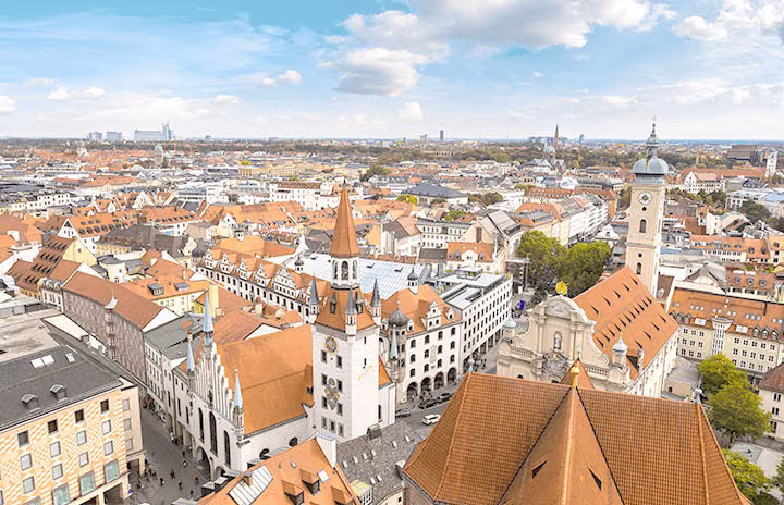 Panoramabild von München