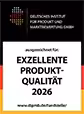 Exzellente Produktqualität 2026